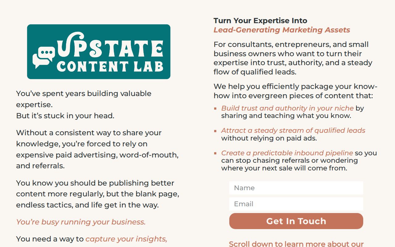 Upstate Content Lab